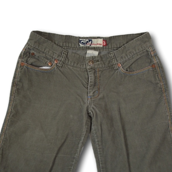 Skinny Khaki Grey cords by Roxy. Size 3. - Picture 1 of 3
